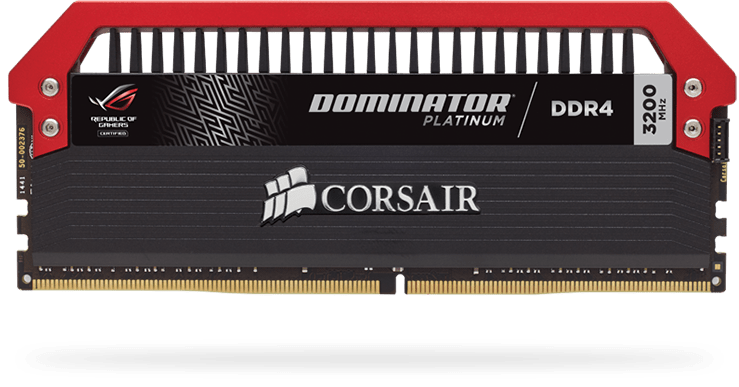 DOMINATOR® PLATINUM RGB 16GB (2 x 8GB) DDR4 DRAM 3000MHz C15
