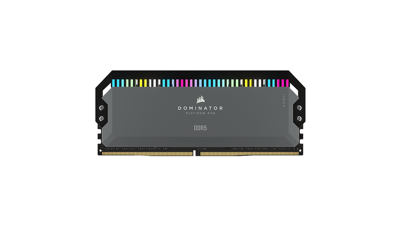 DOMINATOR® PLATINUM RGB 64GB (2x32GB) DDR5 DRAM 5200MT/s C40 AMD