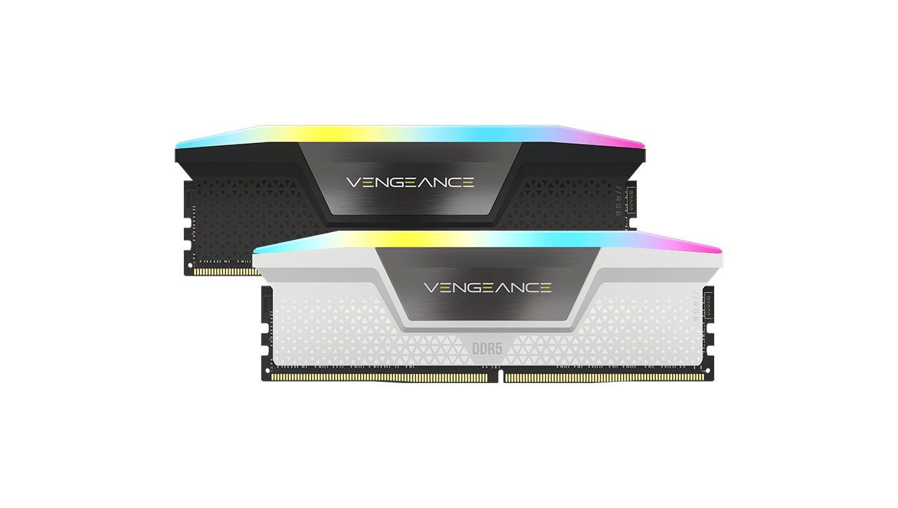 Front of Vengeance RGB DDR5 RAM