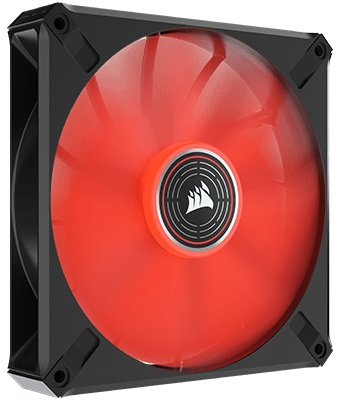 ML140 LED ELITE Red Premium 140mm PWM Magnetic Levitation Fan