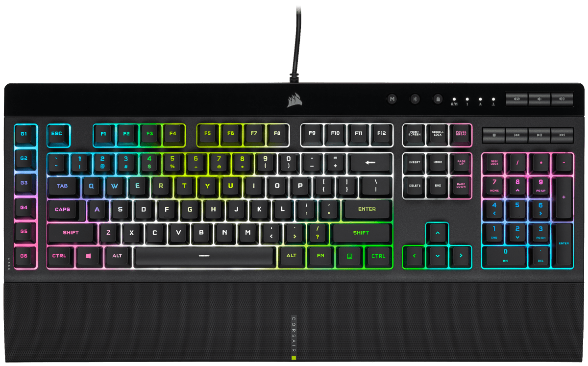 nakke kom sammen prototype K55 RGB PRO XT Gaming Keyboard