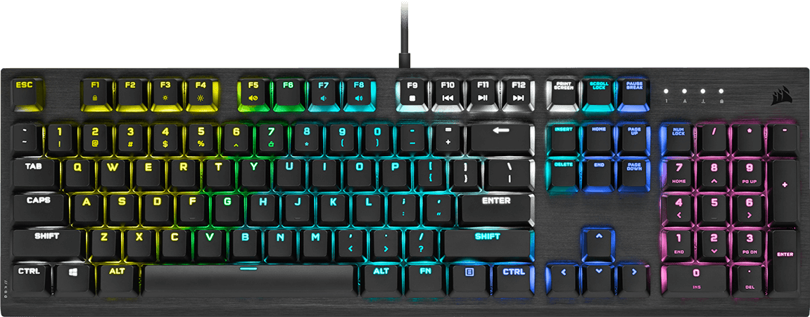 K60 RGB PRO Mechanical Gaming Keyboard — 100% CHERRY MV Mechanical  Keyswitches — Black (Refurbished)