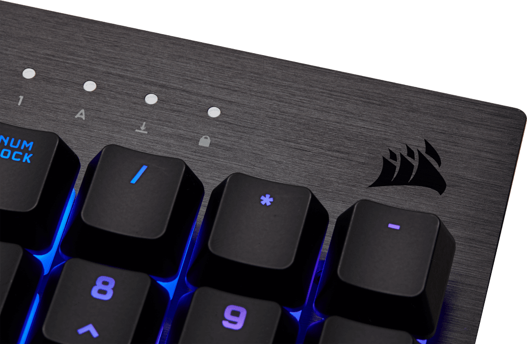 K60 RGB Mechanical Gaming 100% CHERRY MV Mechanical Keyswitches — Black