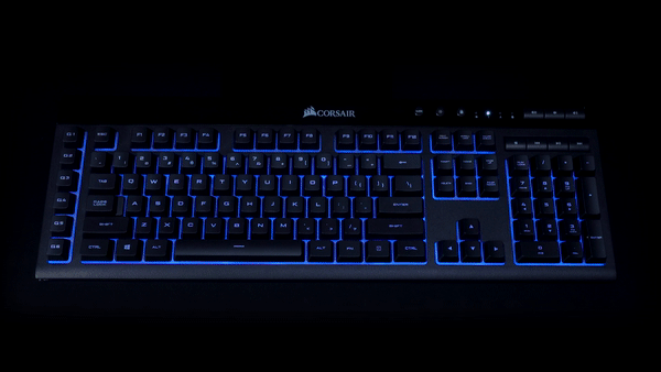 Optimal Portico under K55 RGB Gaming Keyboard