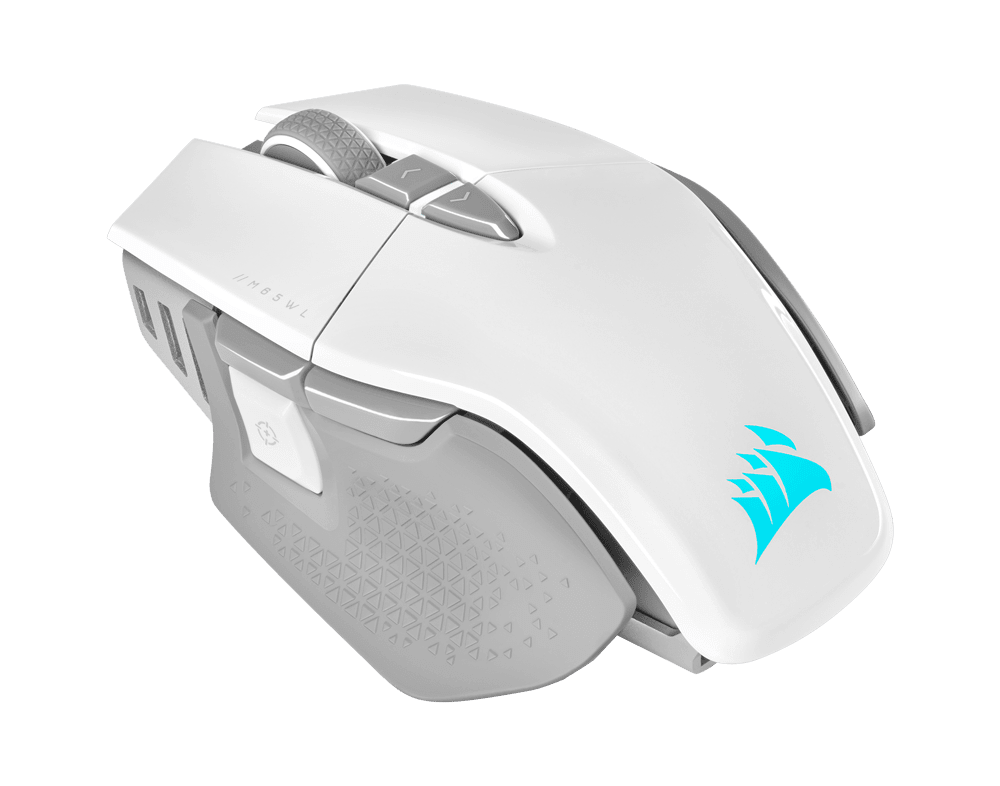 Three quarter view of the M65 Ultra gaming mouse