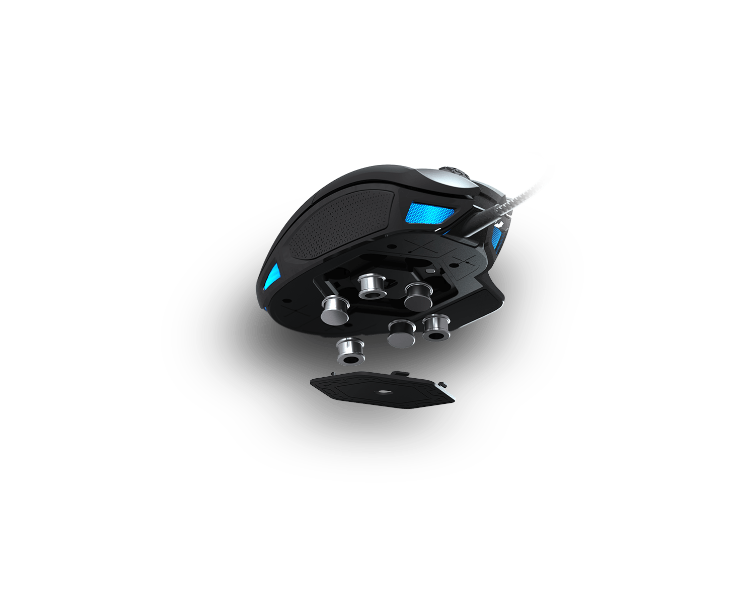 CORSAIR NIGHTSWORD RGB Gaming Mouse For FPS, MOBA - 18,000 DPI - 10  Programmable Buttons - Weight System - iCUE Compatible - Black