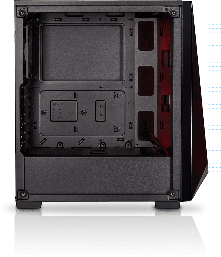 Boitier PC Corsair Carbide SPEC-DELTA RGB noir avec fenêtre sans alim
