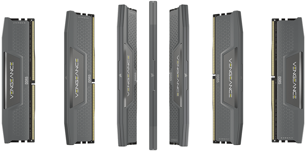 VENGEANCE® RGB 64GB (4x16GB) DDR5 DRAM 5600MHz C36 Memory Kit - Black
