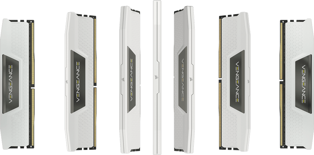 VENGEANCE® 32GB (2x16GB) DDR5 DRAM 4800MHz C34 Memory Kit — White