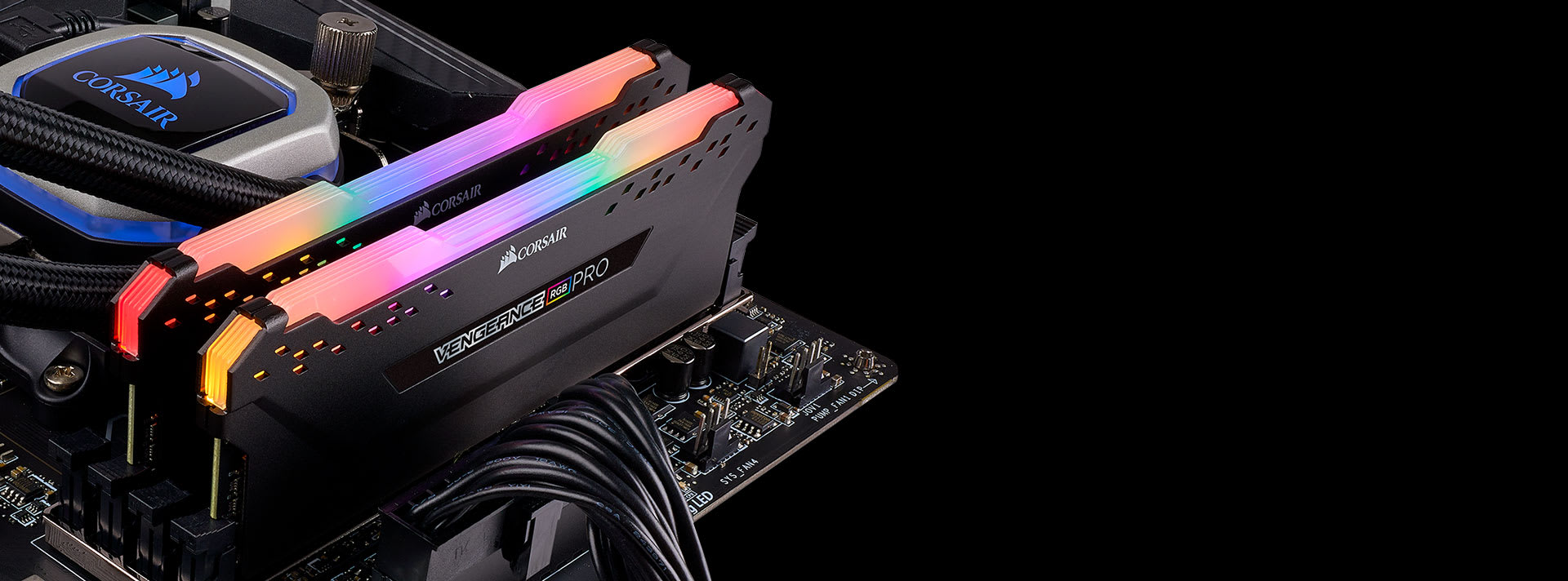 VENGEANCE® RGB PRO 32GB (4 x 8GB) DDR4 DRAM 3000MHz C15 Memory Kit 