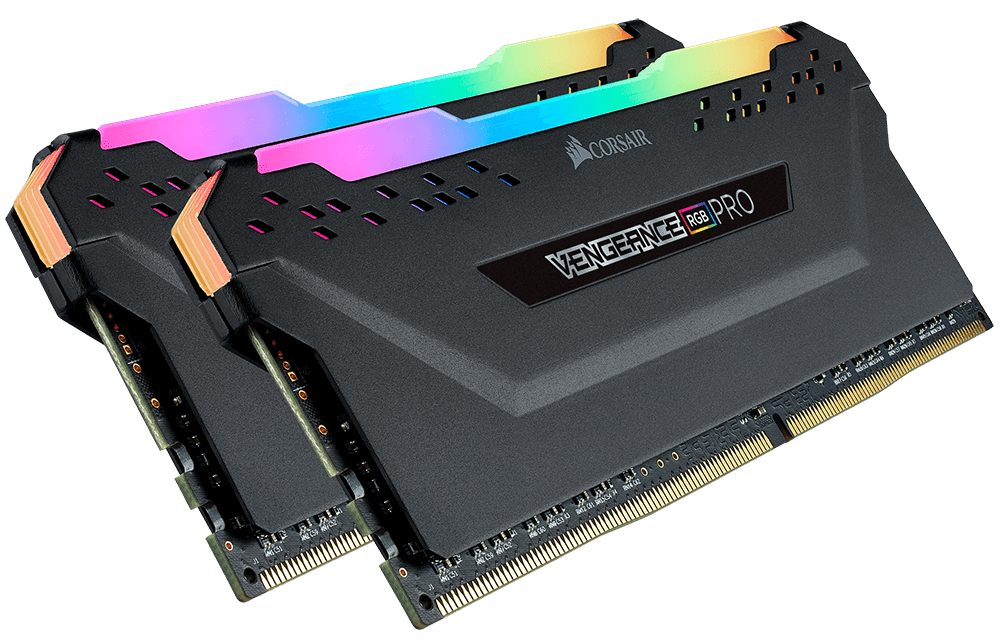VENGEANCE® RGB PRO 64GB (4 x 16GB) DDR4 DRAM 3600MHz C18 Memory