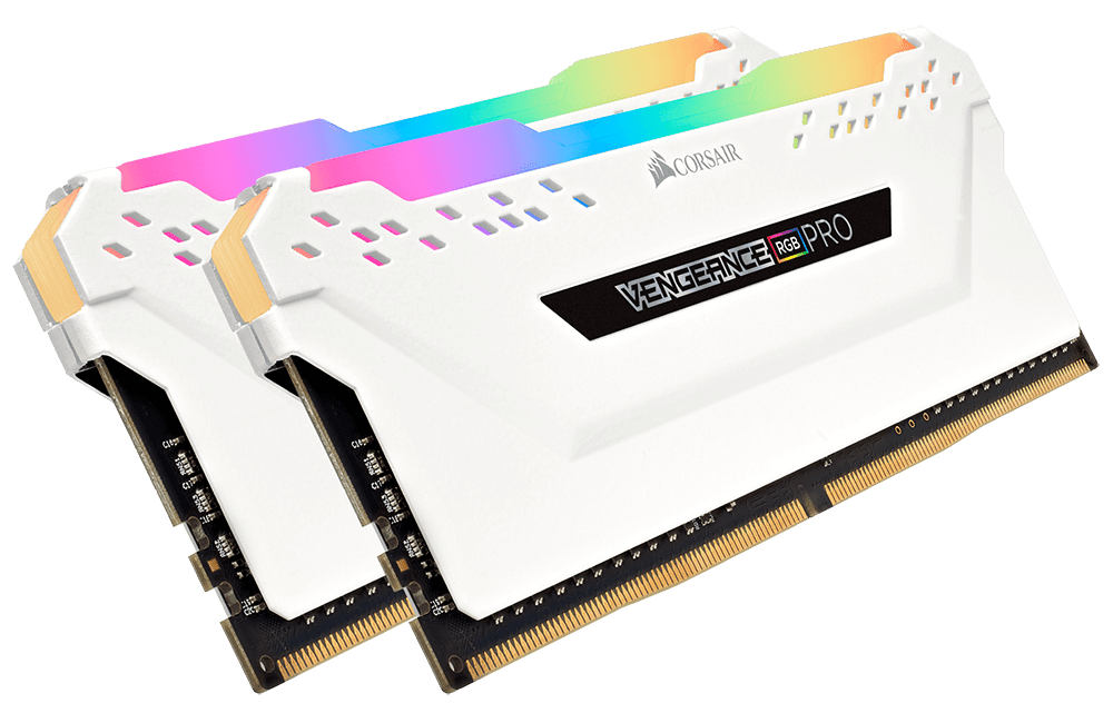 tommelfinger pant mandig VENGEANCE® RGB PRO 32GB (2 x 16GB) DDR4 DRAM 3200MHz C16 Memory Kit — White
