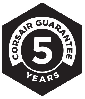 CORSAIR 5-YEAR WARRANTY BADGE