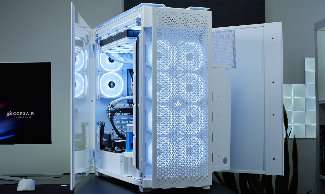 CORSAIR 9000D RGB AIRFLOW Super Full Tower PC Case White CORSAIR 9000D RGB AIRFLOW Super Full Tower PC Case White