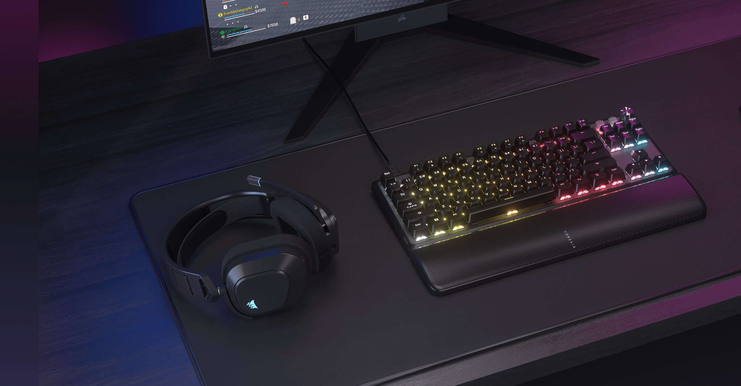 Programmierbare High-Performance-Gaming-Tastatur K70 PRO TKL mit Hall-Effekt und Rapid Trigger