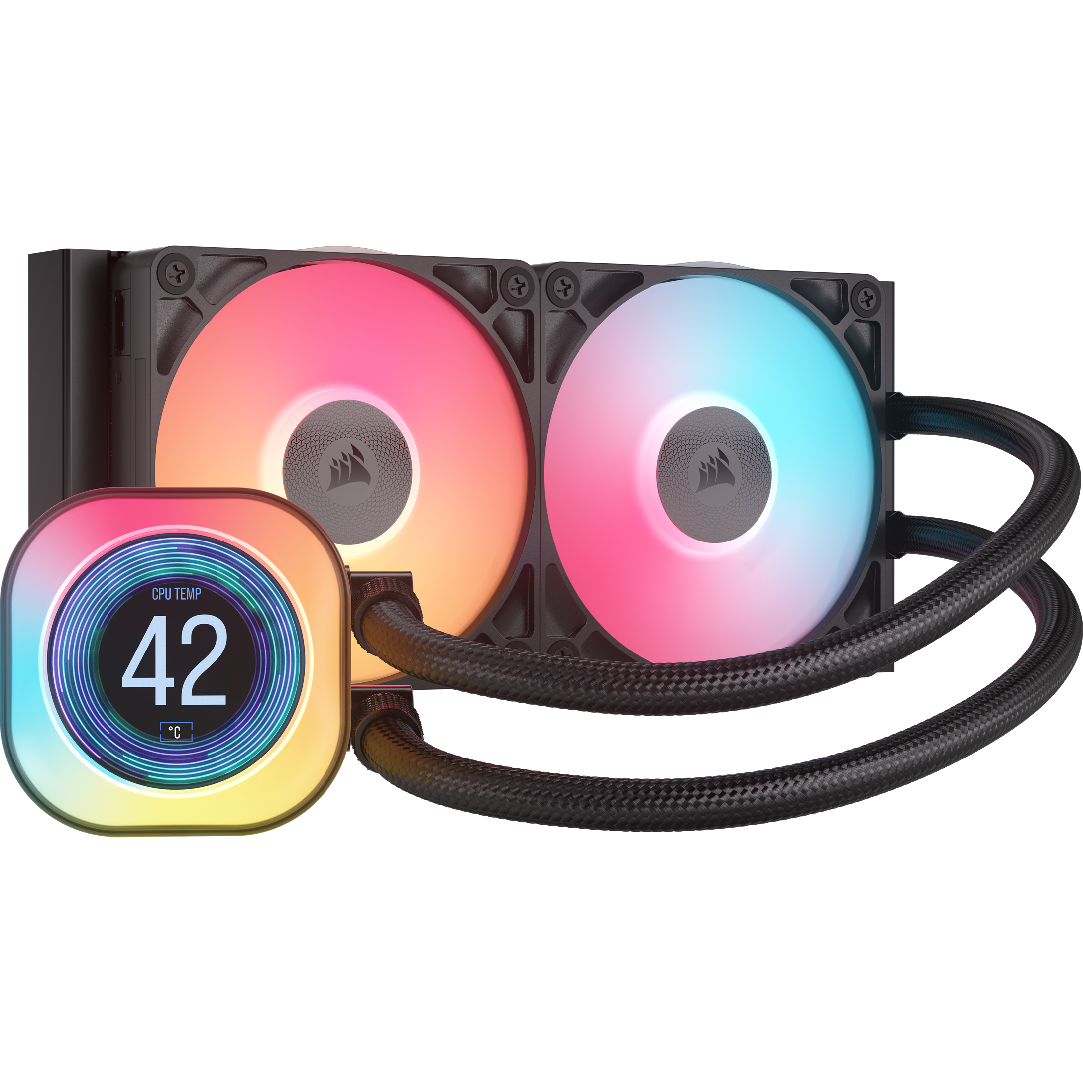 Corsair iCUE LINK TITAN 240 RX RGB 240mm All in One Liquid CPU Cooling Kit - Thumbnail 2