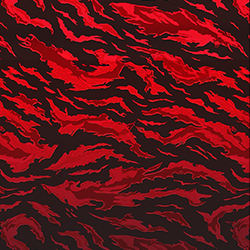 Tigerstripe Red