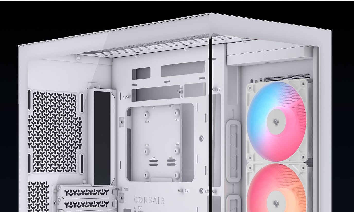 Corsair 3500X RS-R ARGB Case Mid-tower | 3 Ventole RS120-R Preinstallate, Vetro Panoramico