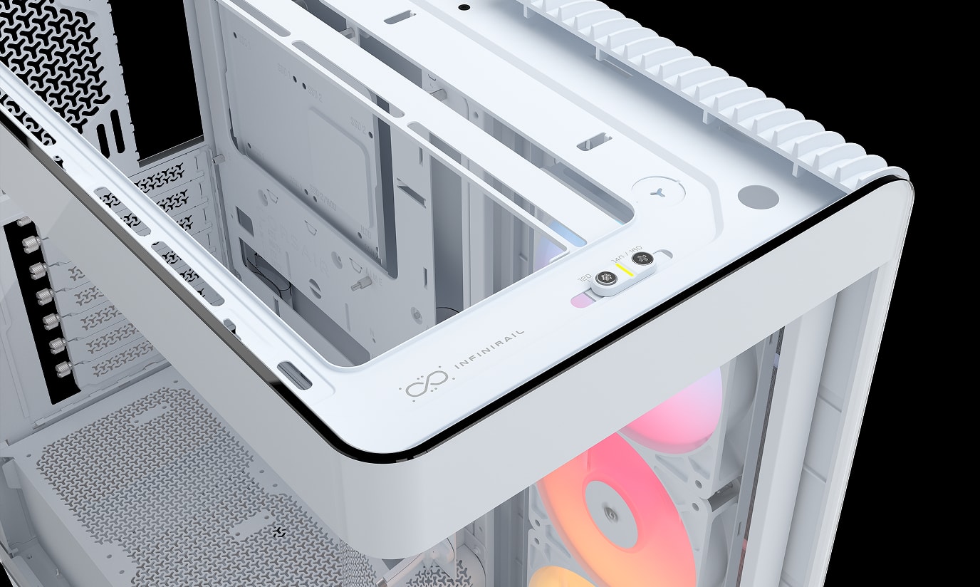 Corsair FRAME 4500X RS-R ARGB Case PC Mid-tower: Vetro Panoramico, Ventilazione, Supporto GPU, Sistema Modulare