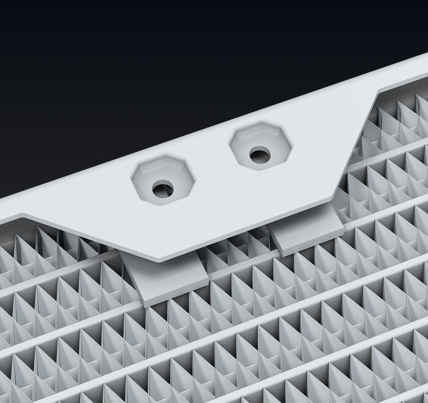 Hydro X Series XR5 360 V2 Custom Cooling Radiator - White