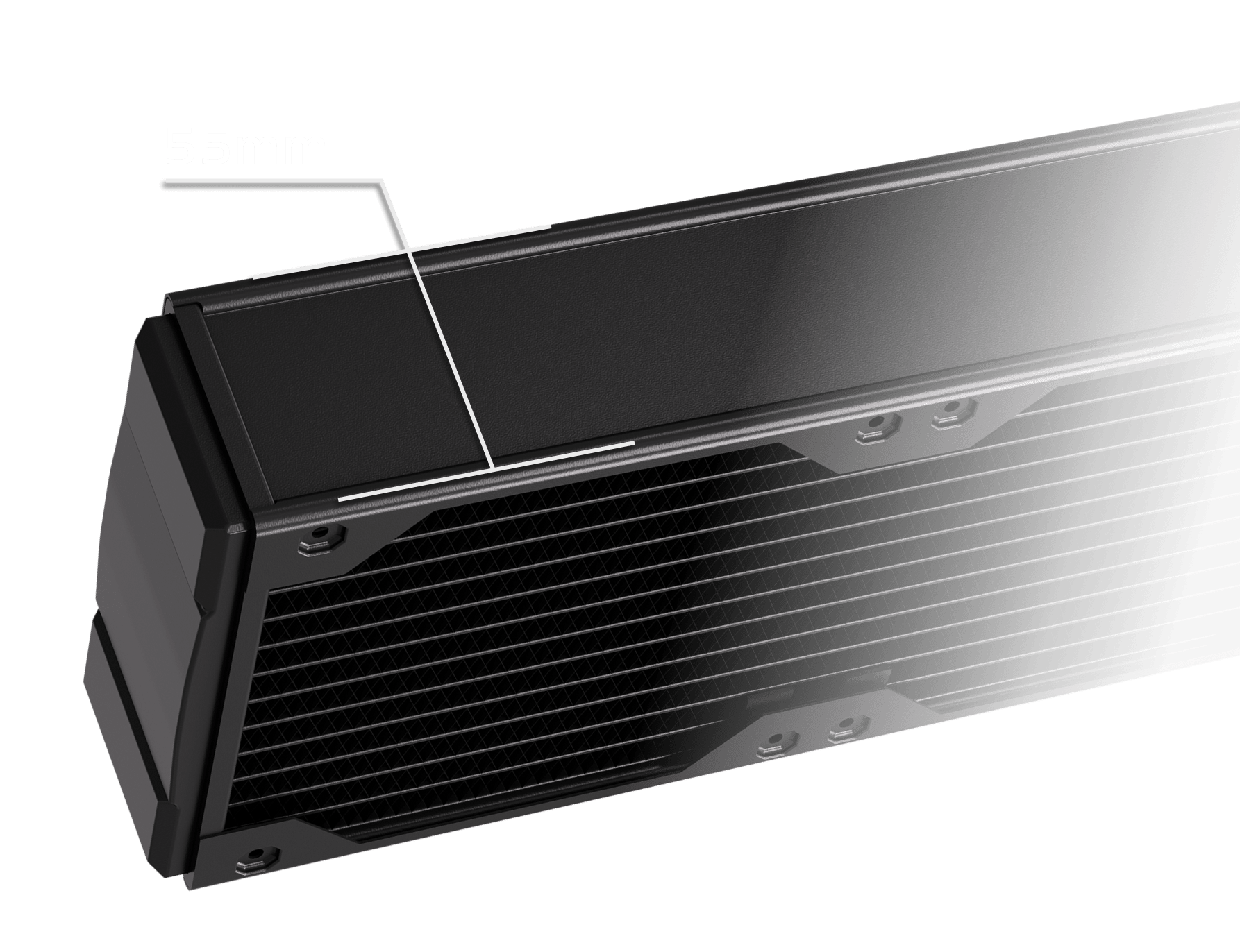 Hydro X Series XR7 480 V2 Custom Cooling Radiator - Thumbnail 4