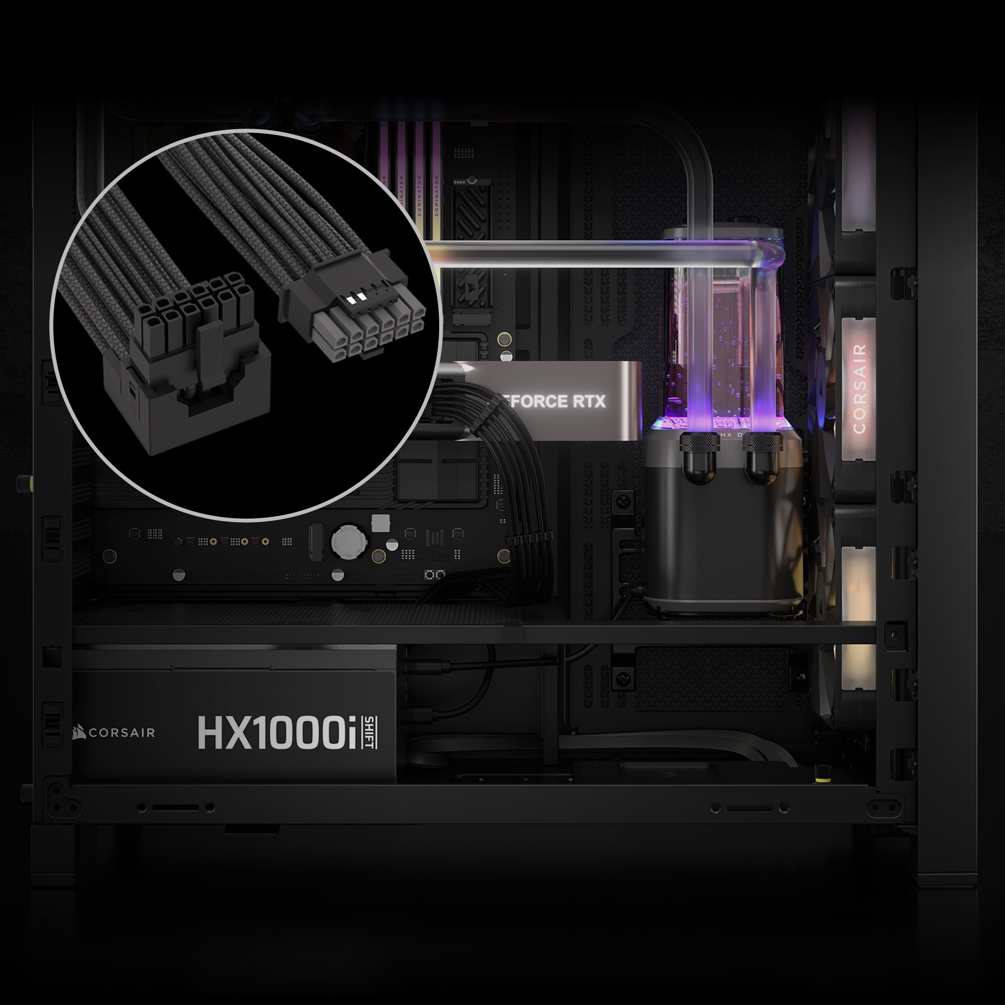 Corsair HX1000i SHIFT Fully Modular Platinum ATX Power Supply (EU)