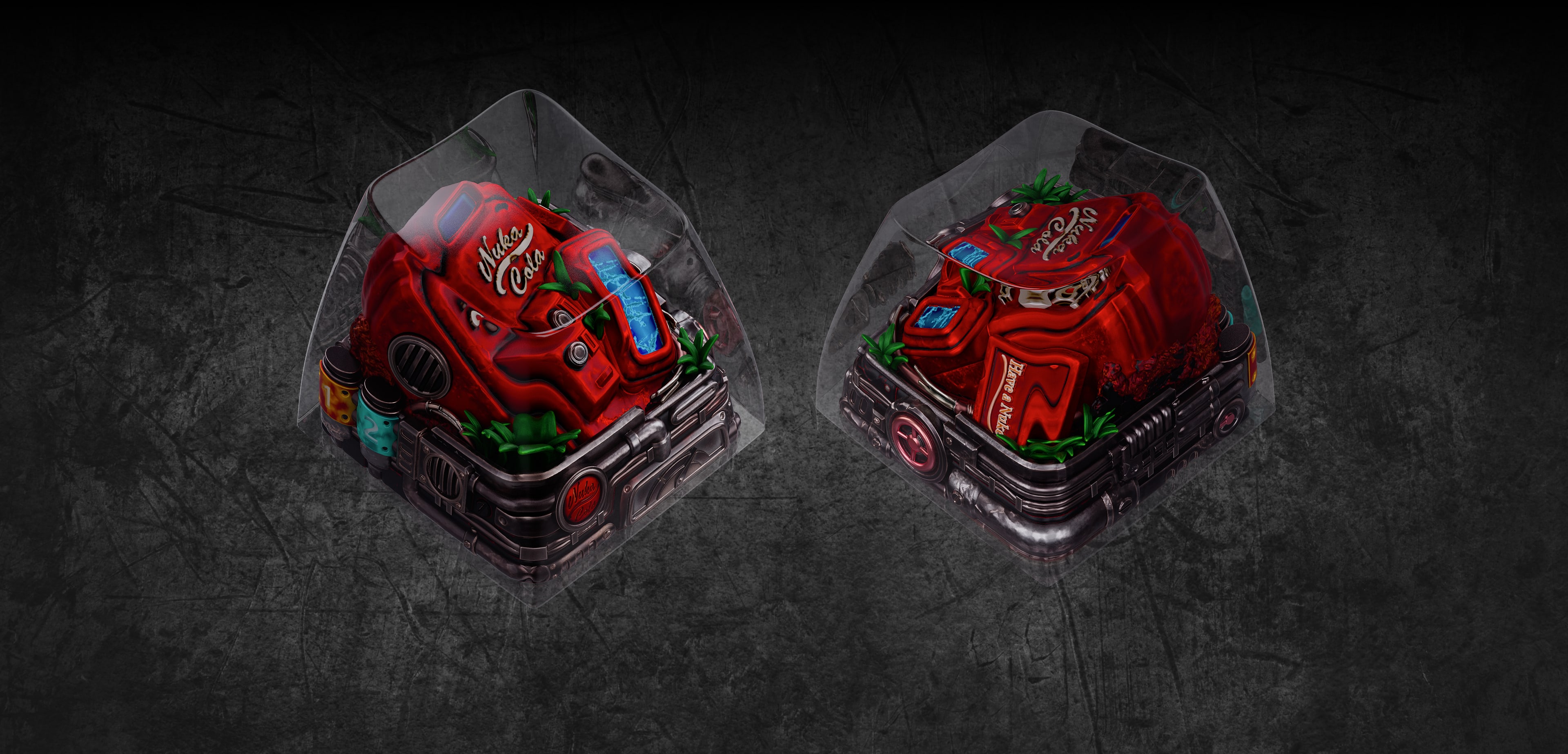 Drop + Nuka-Cola Vending Machine Artisan Keycap