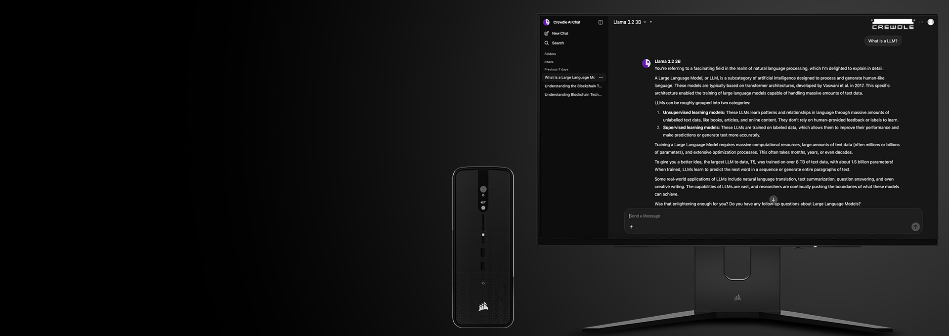 CORSAIR AI WORKSTATION 300 DESKTOP PC - Thumbnail 5