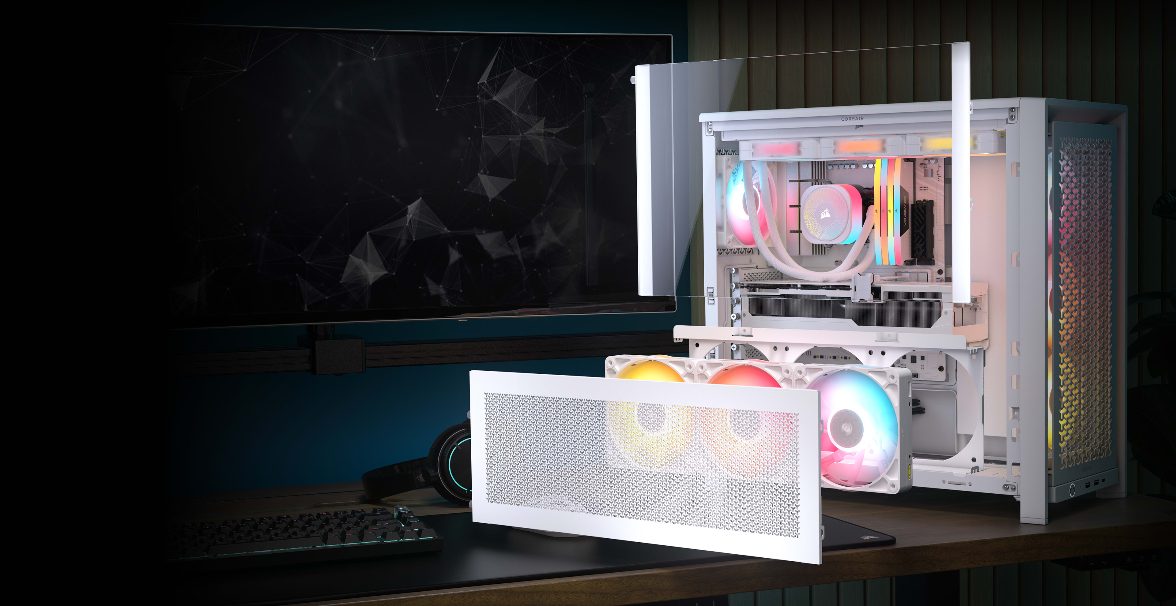 FRAME 4000 Series Cold Air Intake Kit - White