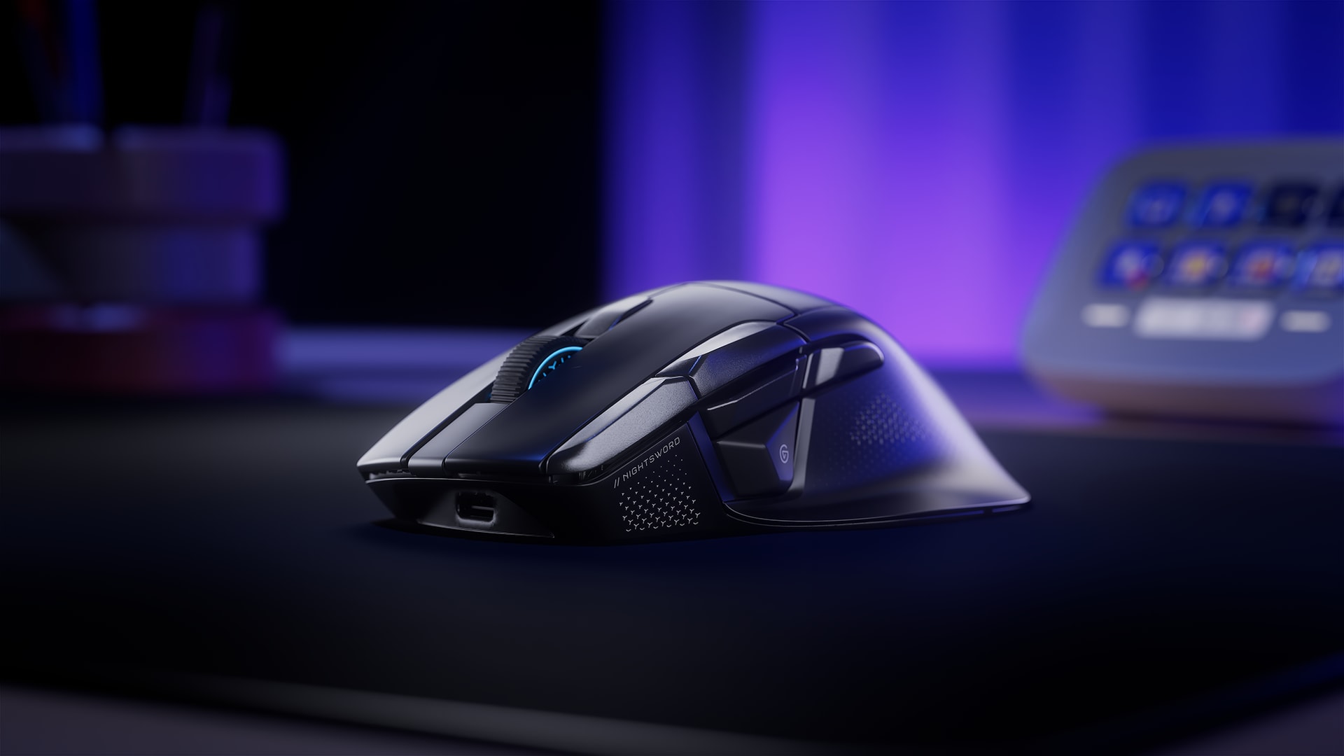 NIGHTSWORD v2 WIRELESS SD Stream Deck Gaming Mouse