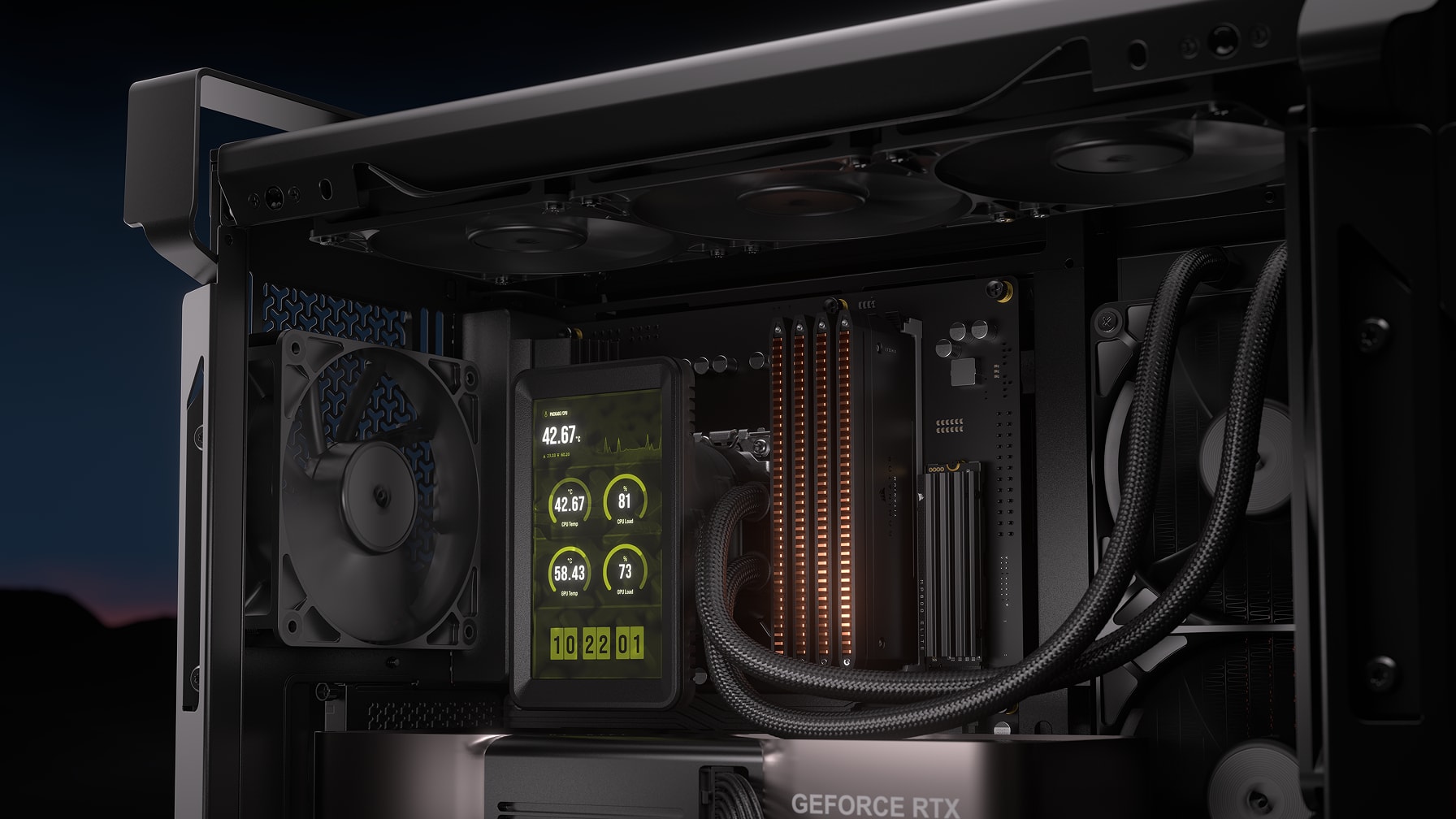 WARTHOG Airflow Mid-Tower PC Case - Black