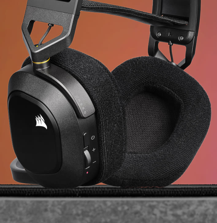 HS80 with Audio Carbon Gaming Premium — RGB WIRELESS Headset Spatial