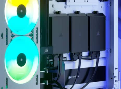 Three SSD mounted onto computer