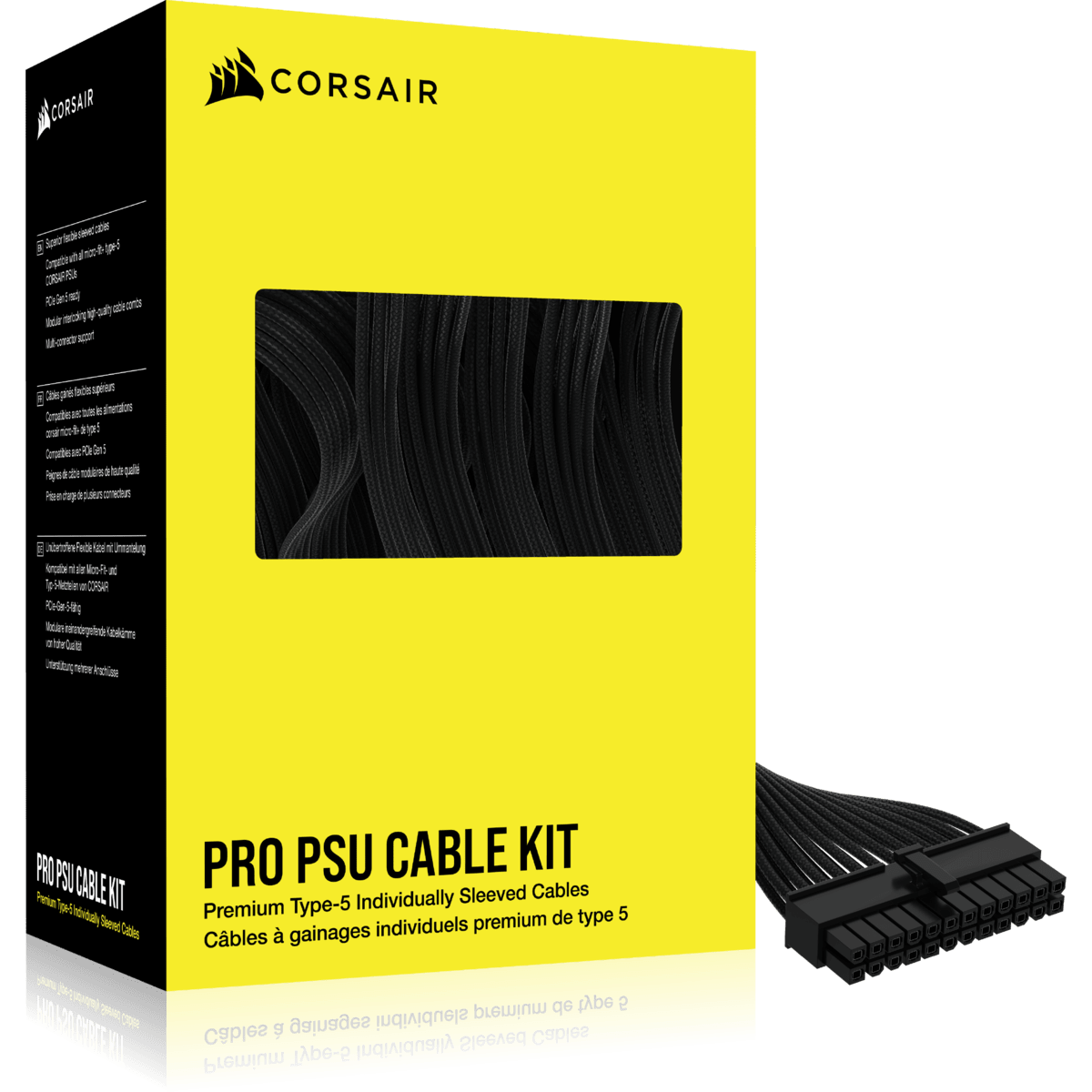 プレミアム個別スリーブ Type-5 PSU ケーブル プロキット