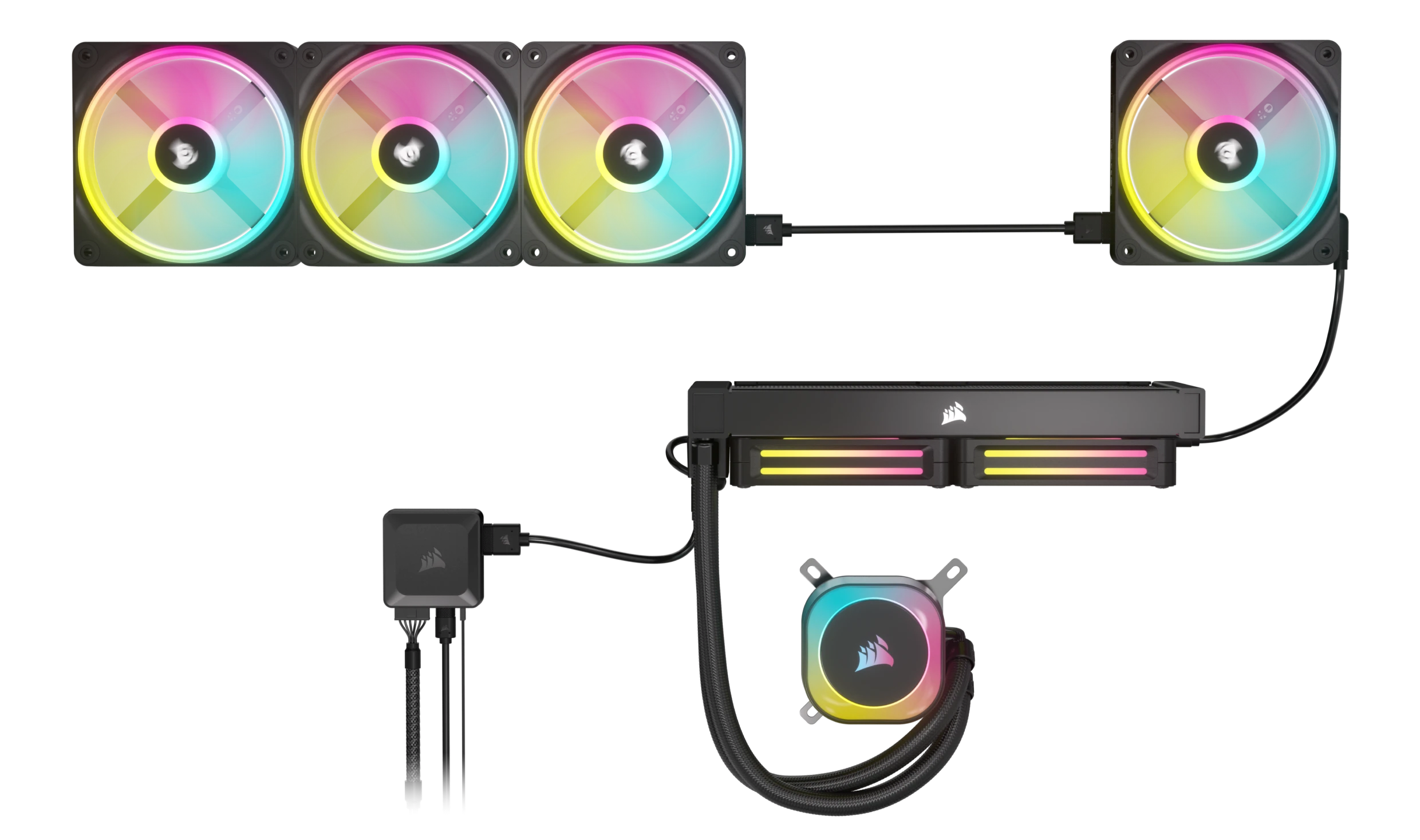 ICUE LINK Cable Kit With Straight Connectors icue-link-cable-kit-with-straight-connectors