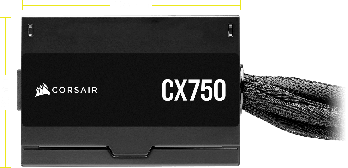 CX Series CX750 – 750 Watt 80 PLUS Bronze ATX Power Supply