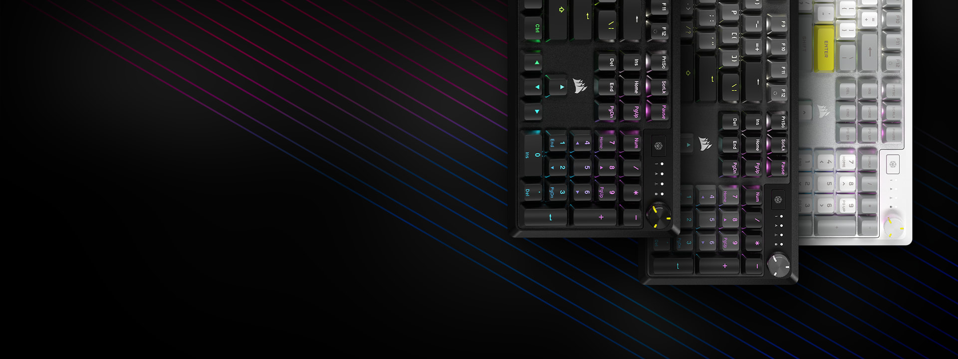 パームレスト付き K70 CORE SE RGB メカニカルゲーミングキーボード