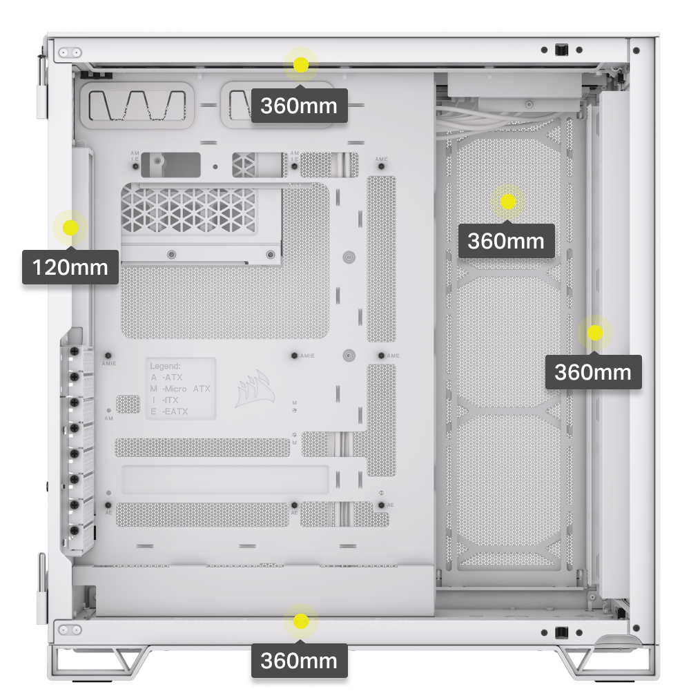6500D AIRFLOW Radiator options
