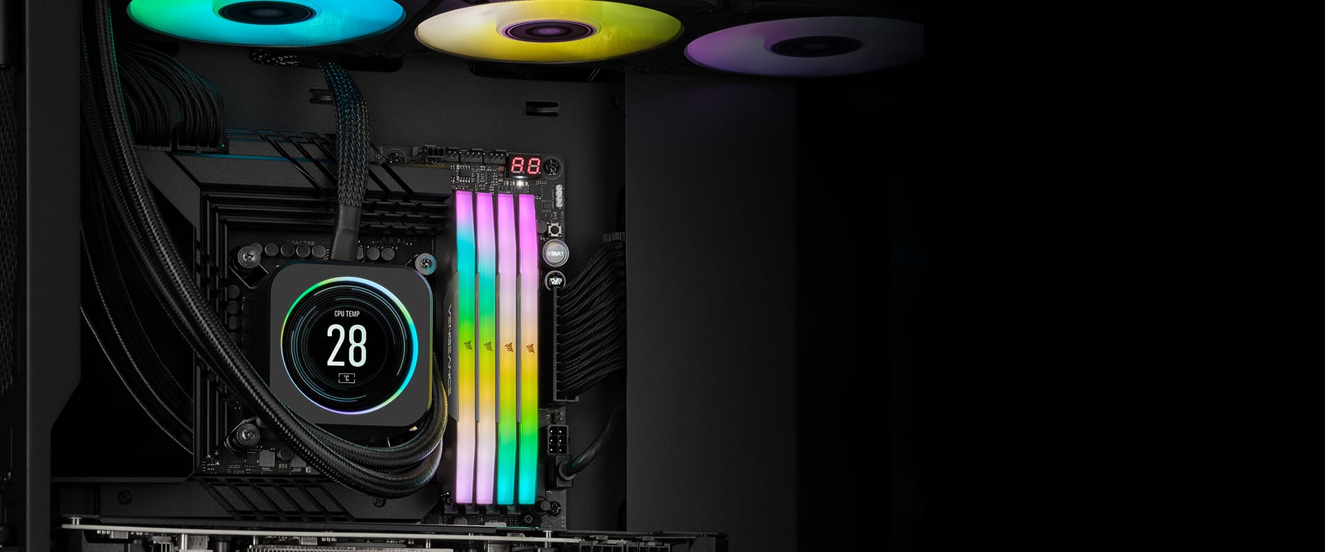 CORSAIR VENGEANCE RGB DDR5 memory modules