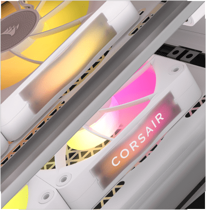 CORSAIR iCUE LINK Titan 360 RX RGB Liquid CPU Cooler (White) - Green Apple Compunet