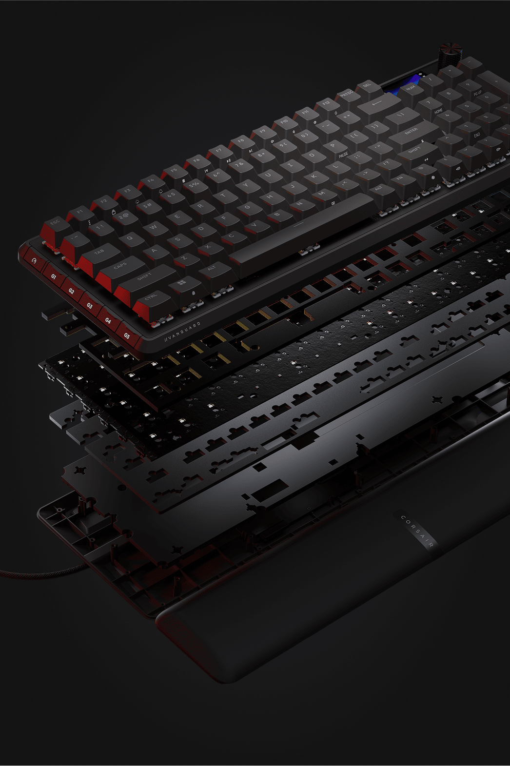 Fyra lager ljuddämpning