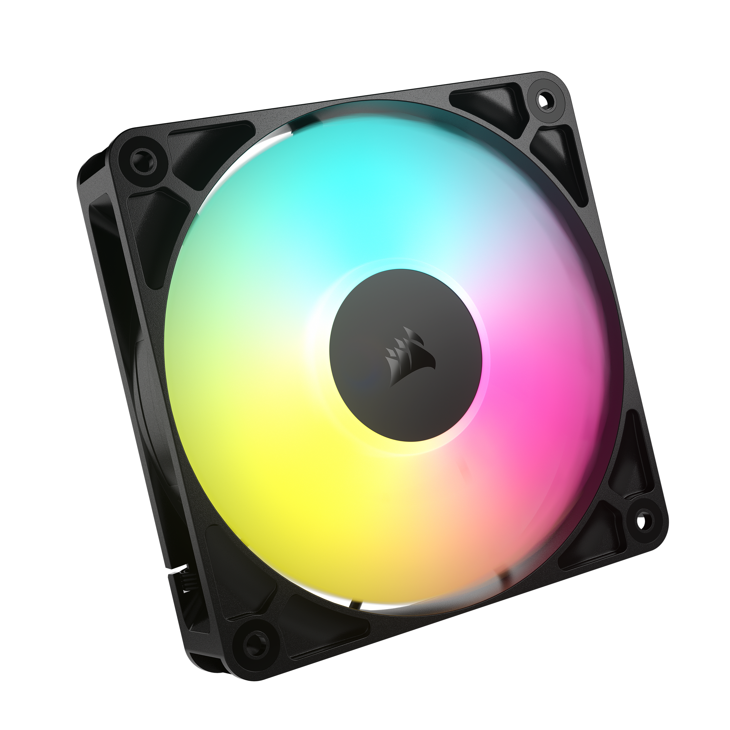 FRAME 4000D LCD | FOUR POWERFUL RS120 ARGB FANS INCLUDED - BLACK