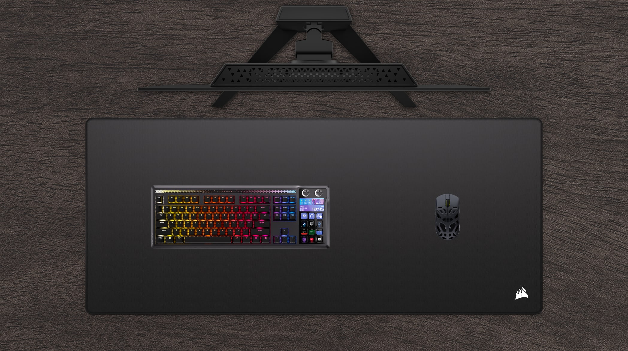 MM Anti-fray Cloth Gaming Mouse Pad – XXL, Gray