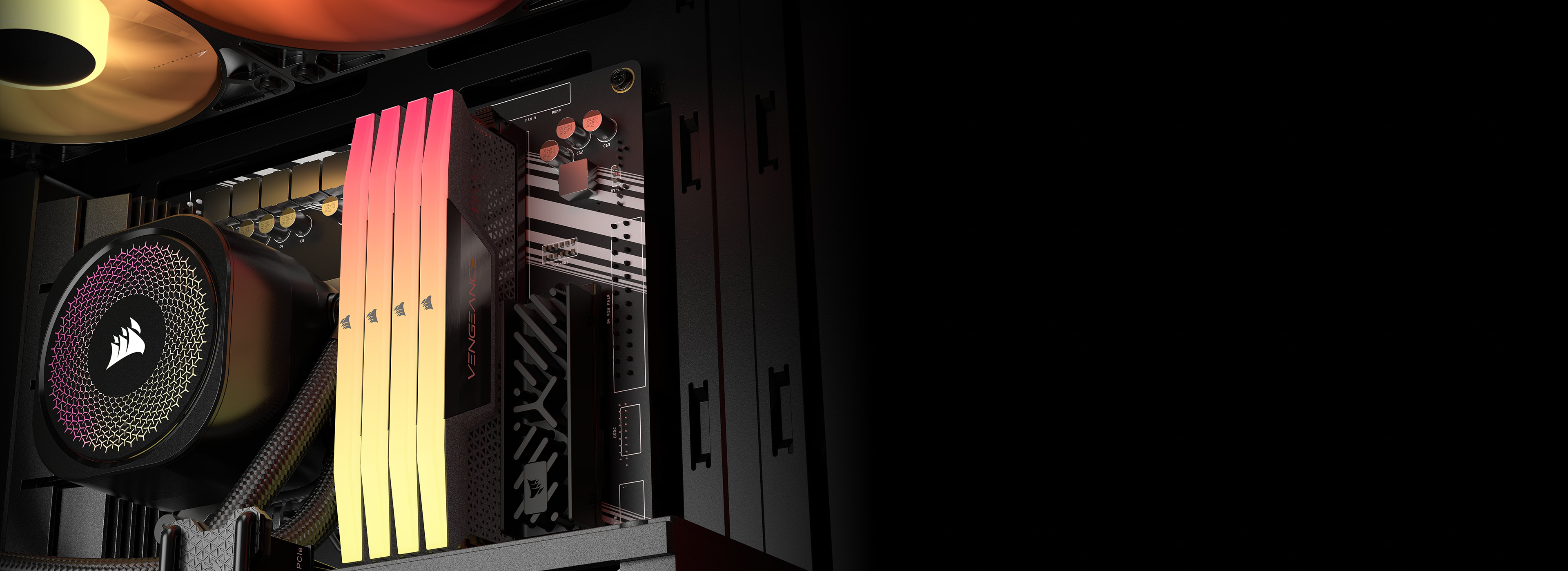 Transparent placeholder for 3200D RS ARGB Smoke designed for super-clean builds media block.