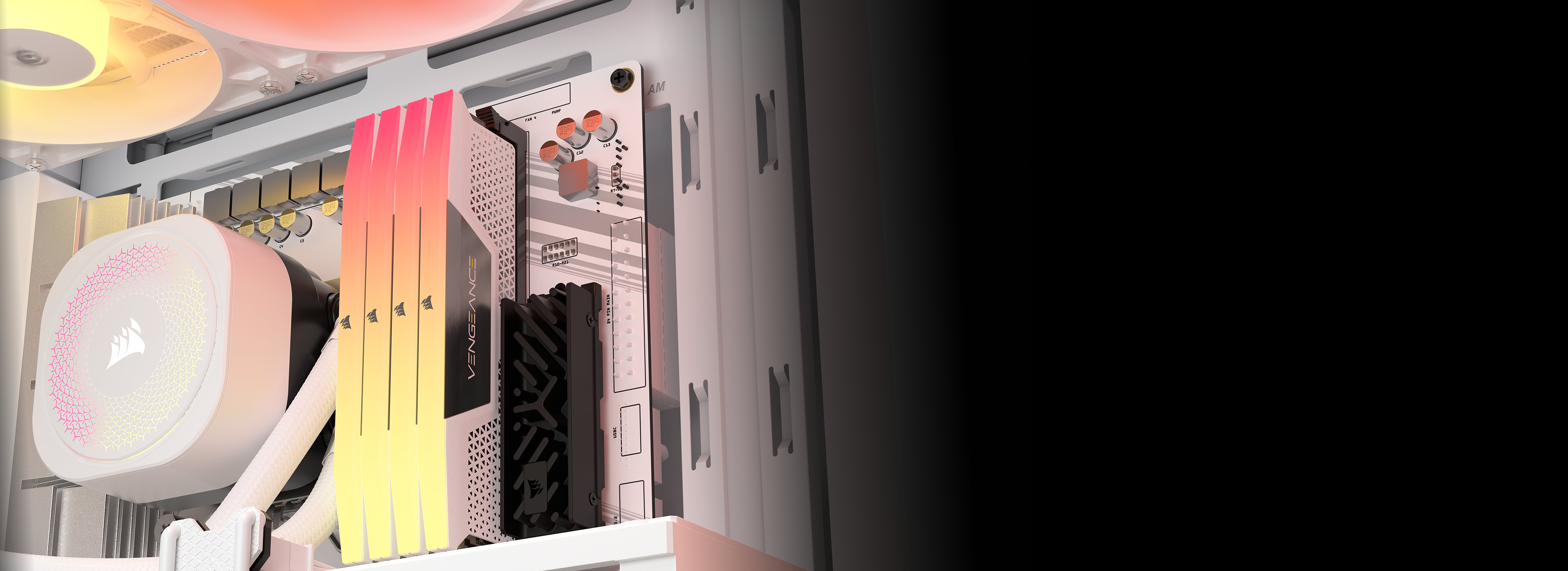 3200D RS ARGB | White | DESIGNED FOR SUPER-CLEAN BUILDS