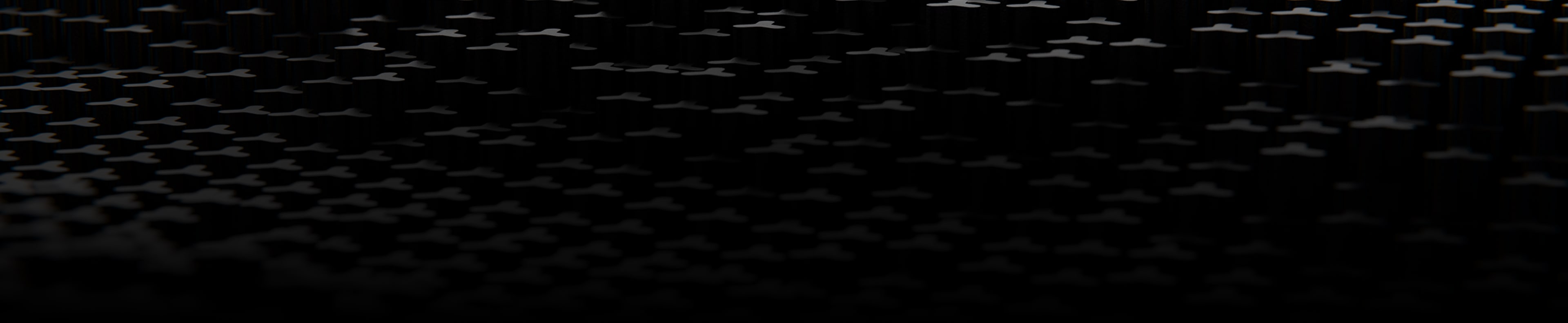 Array of Corsair power supply units on a dark background viewed from above, showcasing different fan grille designs with blue and purple LED accents