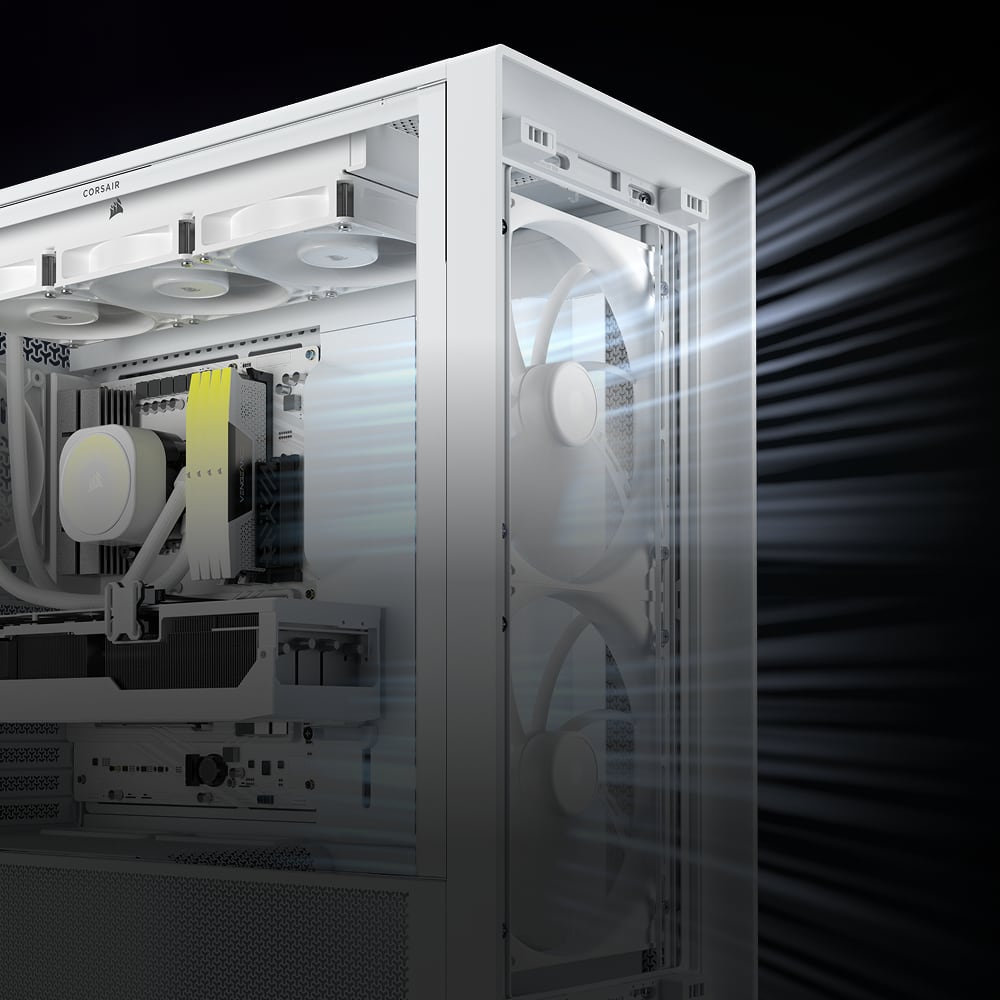 FRAME 5000D WOOD RS Modular Mid-Tower PC Case - White/Oak