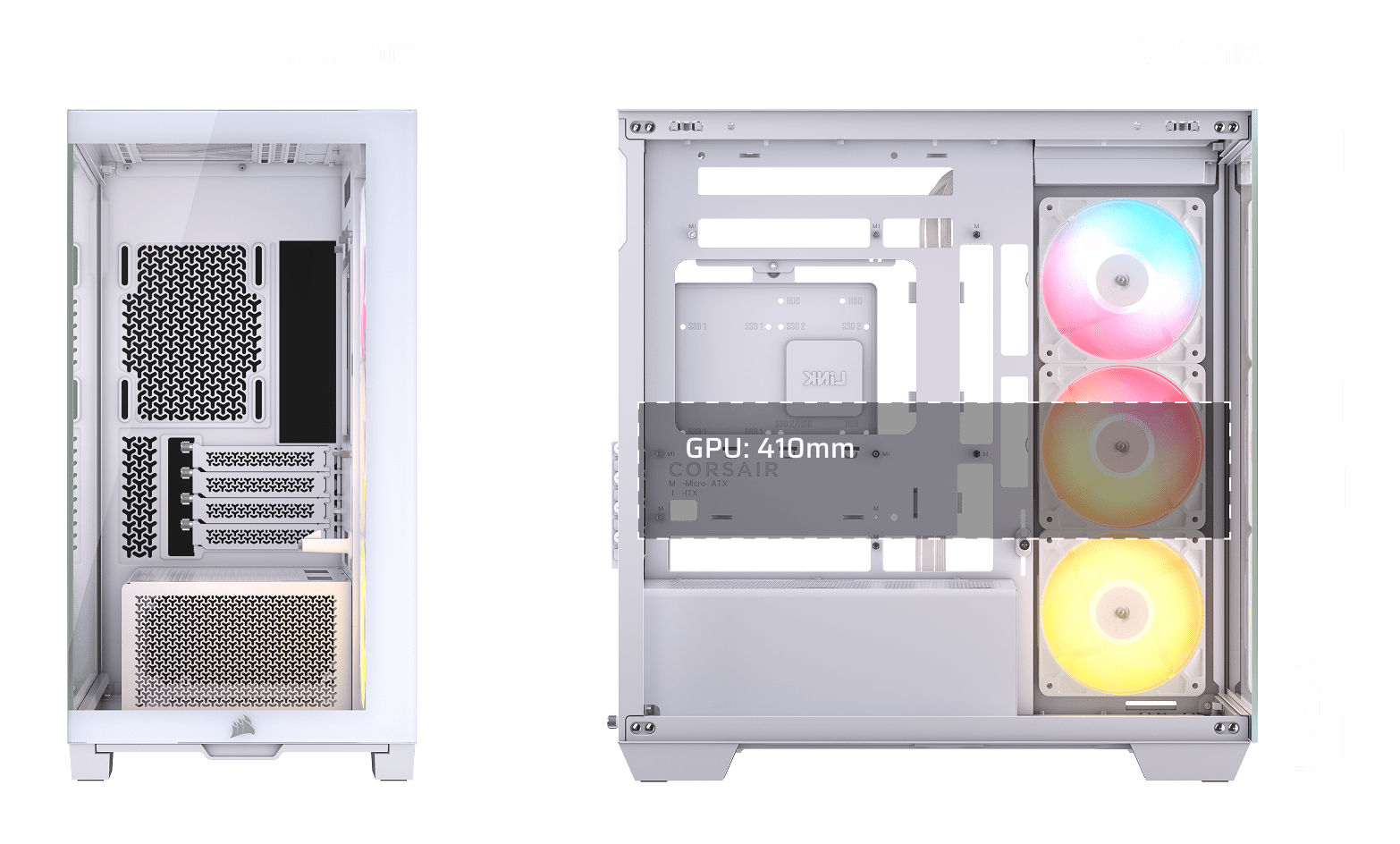 2800X RS-R ARGB | White | MB: Dimensions Tab