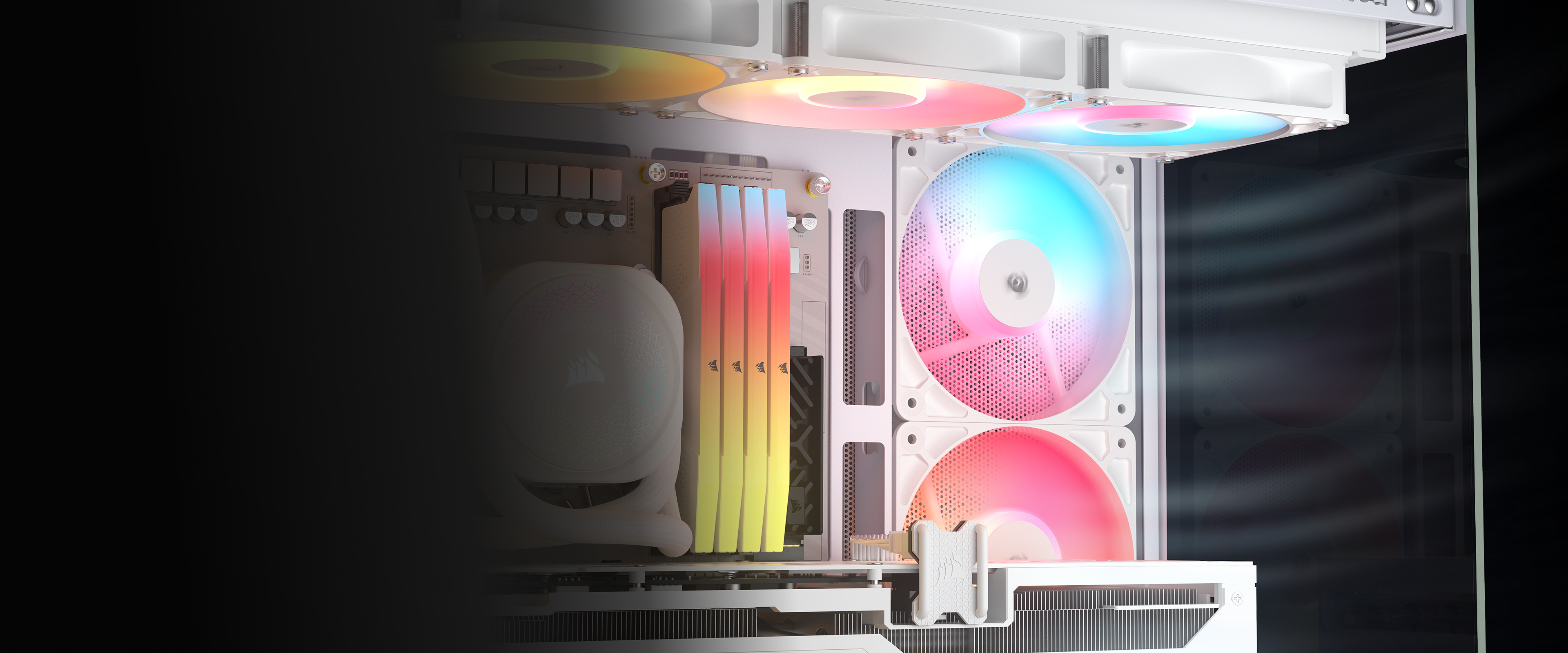 2800X RS-R ARGB | White | MB: RS-R Fans