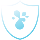 IP57-RATED WATER AND DUST RESISTANT  Icon